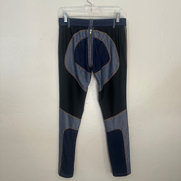 Wildgods / Differio Stretch Denim Jeans Large 180 Zipper Low Rise Denim Jeggings - Picture 8 of 10